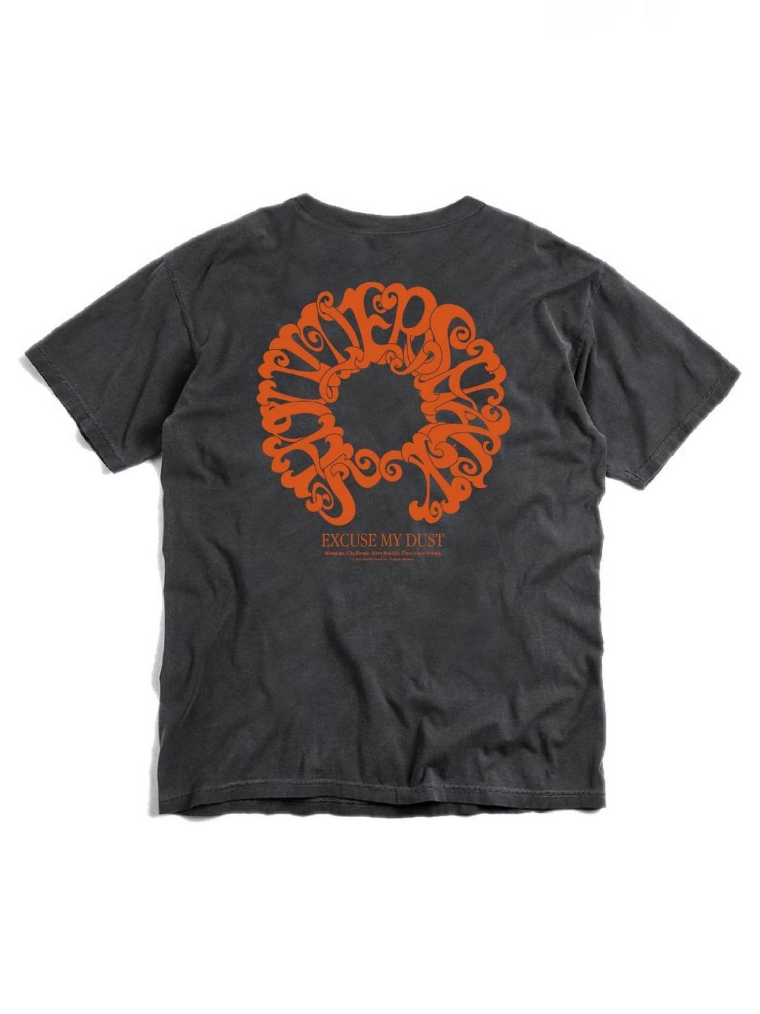 排ガスTシャツ(ブラック×オレンジ)【受注販売商品】