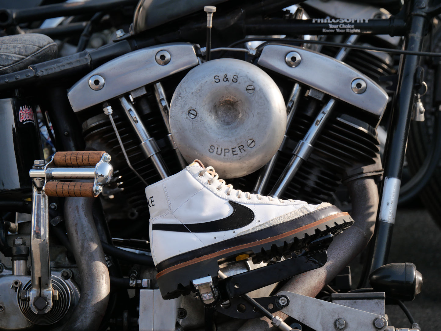 USED NIKE BLAZER VNTG MOTOR CYCLE REPAIR VIBRAM 27.0cm