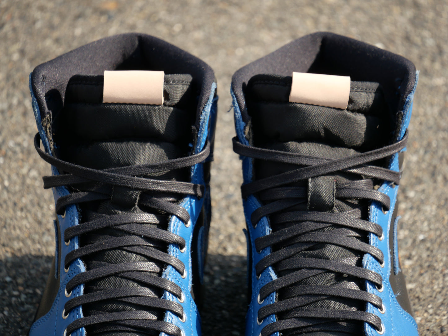 USED NIKE AIR JORDAN 1 【MarinaBlue】 MOTOR CYCLE REPAIR VIBRAM 27.0cm