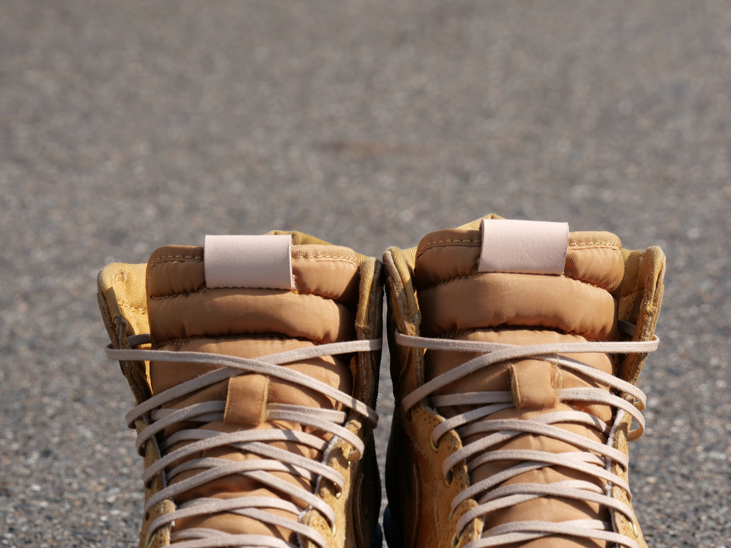 USED NIKE AIR JORDAN 1 【WHEAT】 MOTOR CYCLE REPAIR VIBRAM 27.0cm