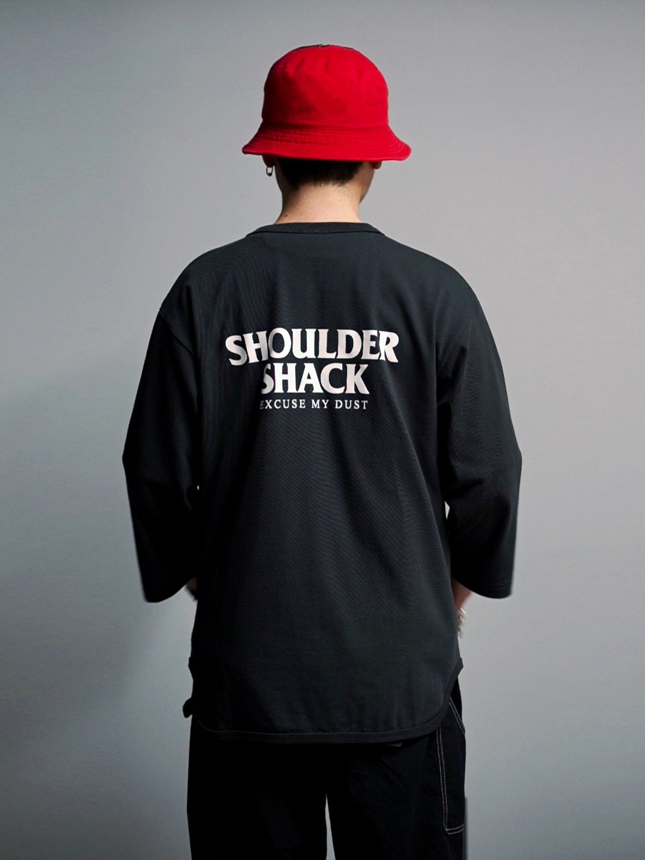 SHOULDER SHACK 3/4 Sleeve T-Shirts - Sumikuro