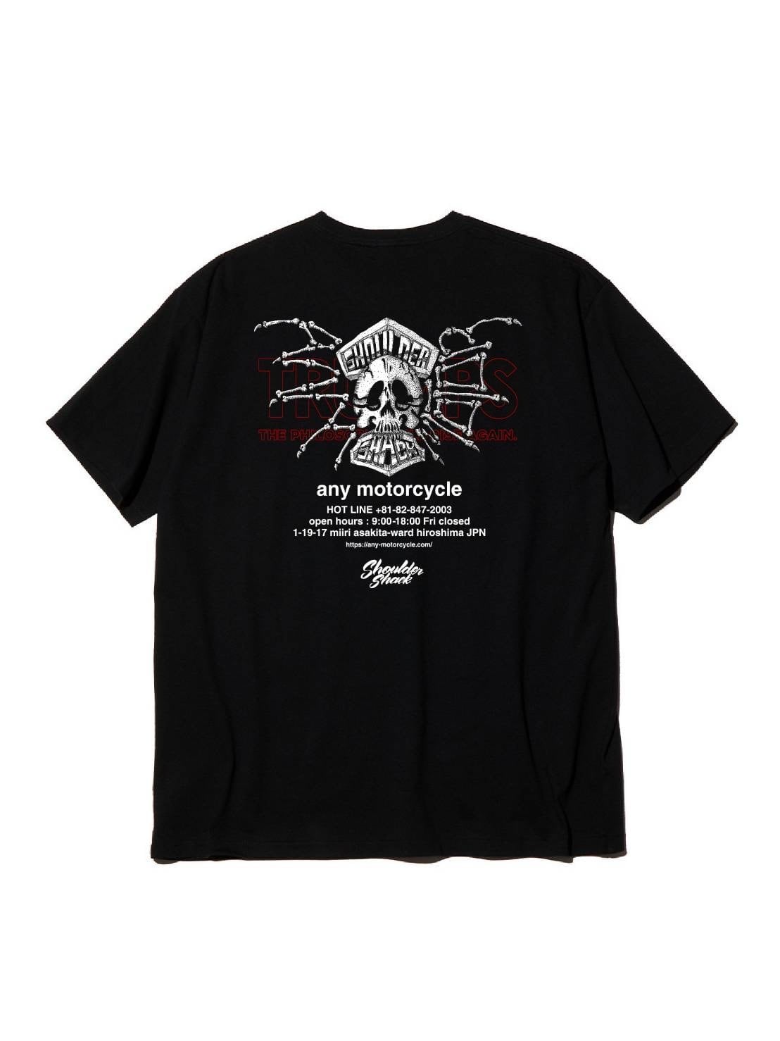 スカルTシャツ(ブラック)【受注販売商品】