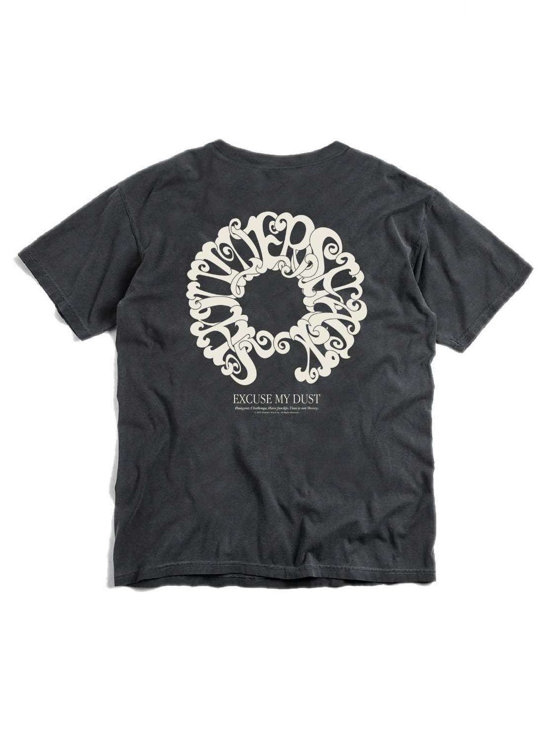 排ガスTシャツ(ブラック×ホワイト)【受注販売商品】