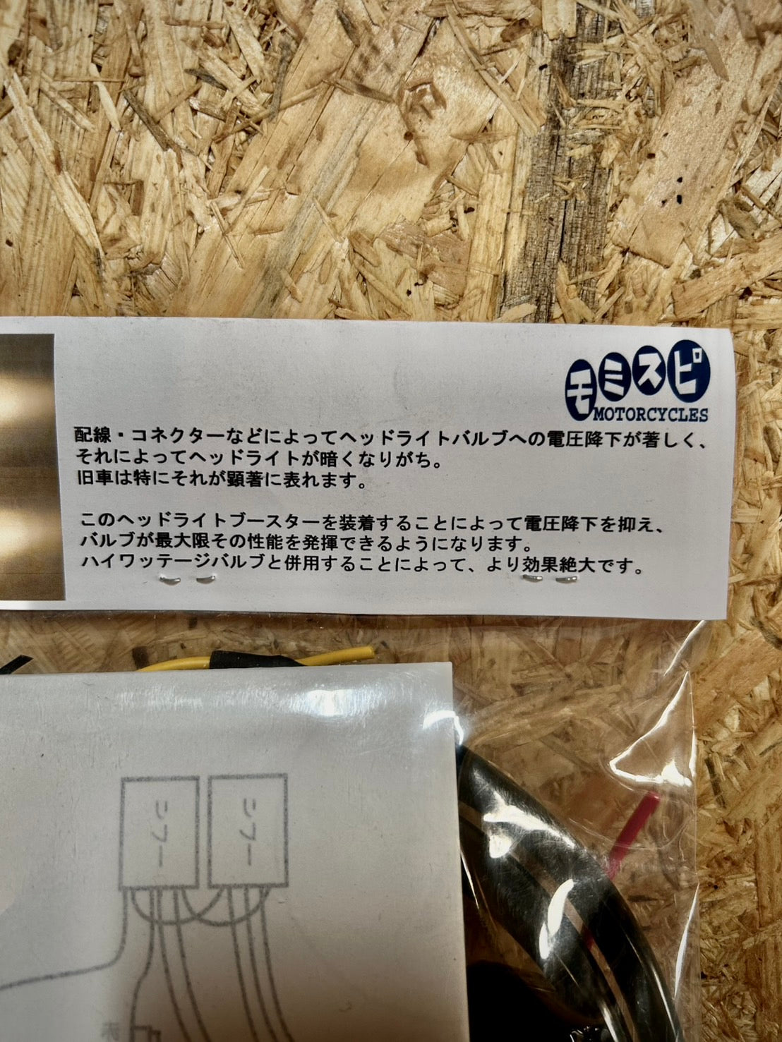 ヘッドライトブースター【モミアゲスピードモーターサイクルズ】