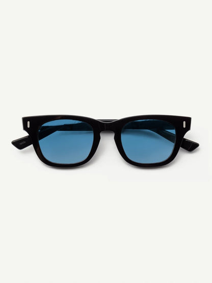 DECADE EYEWEAR | EARL 50s - GLOSS BLACK/BLUE