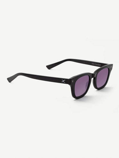 DECADE EYEWEAR | EARL 50s - GLOSS BLACK/PURPLE