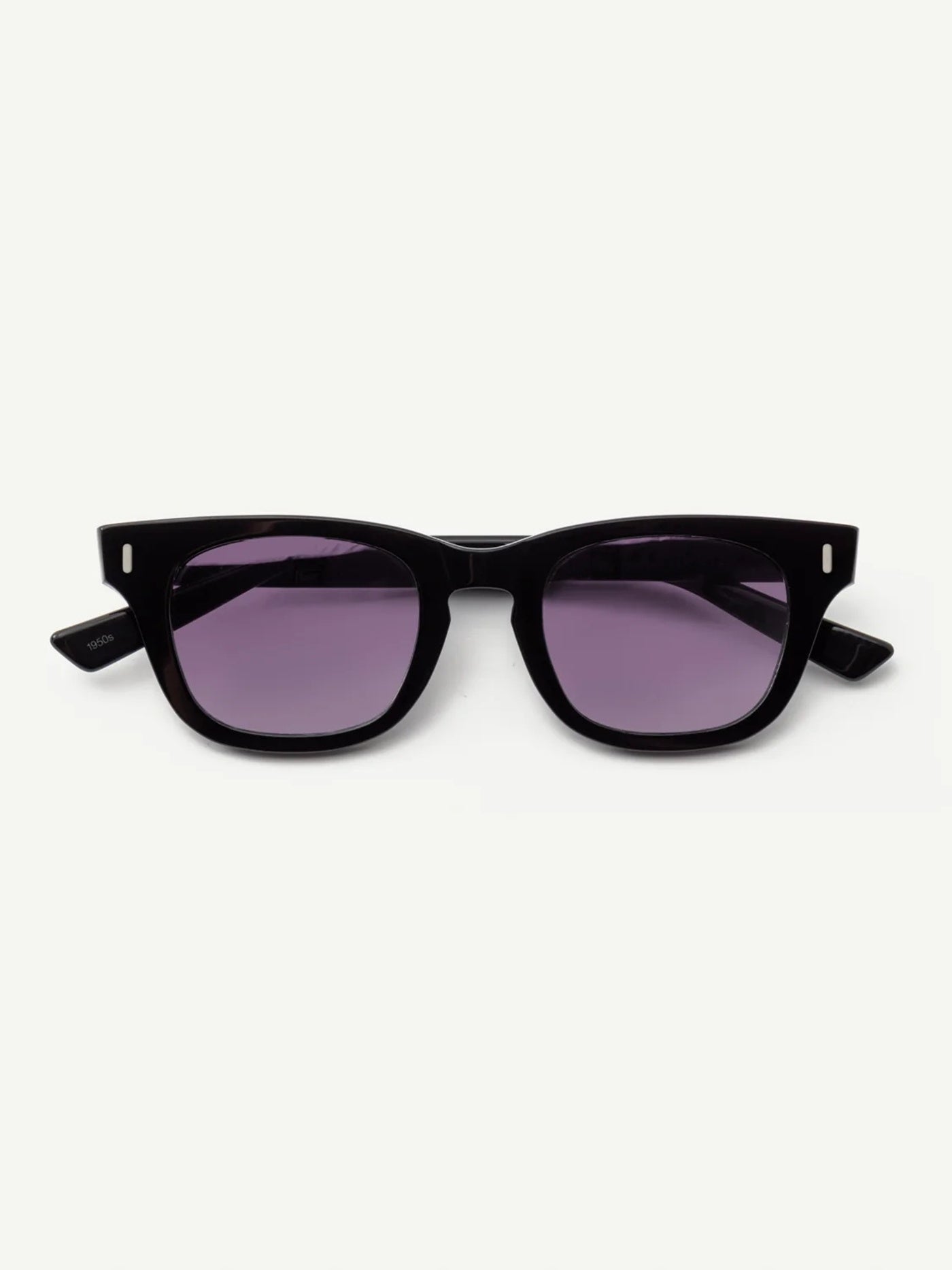 DECADE EYEWEAR | EARL 50s - GLOSS BLACK/PURPLE