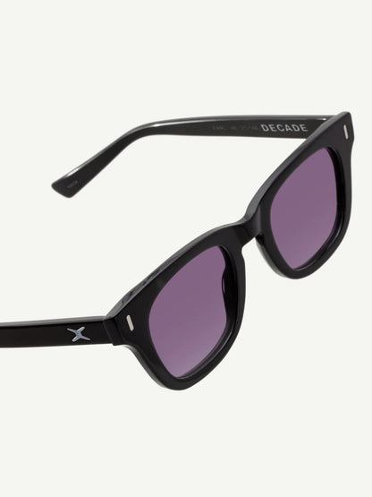 DECADE EYEWEAR | EARL 50s - GLOSS BLACK/PURPLE
