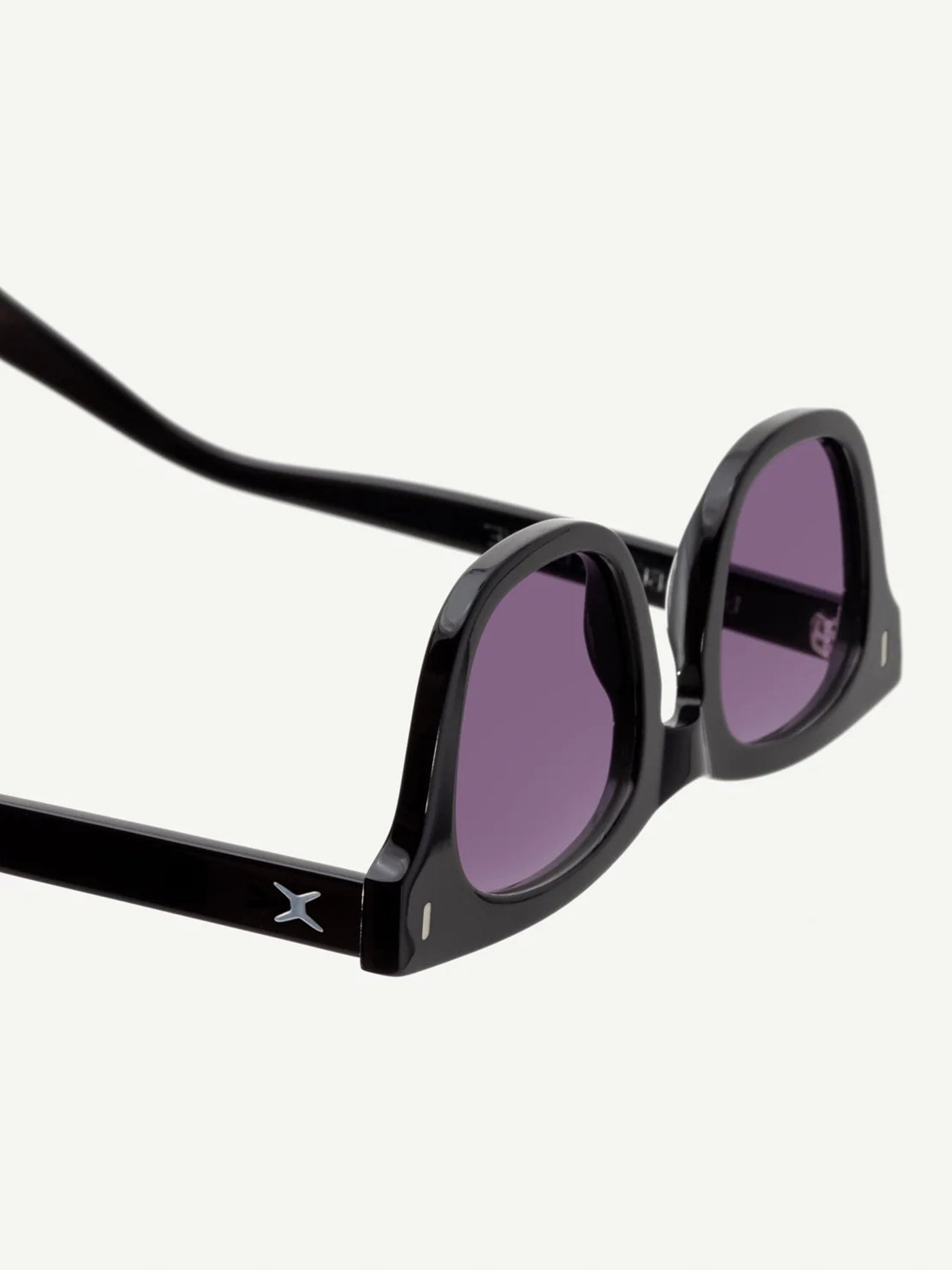 DECADE EYEWEAR | EARL 50s - GLOSS BLACK/PURPLE