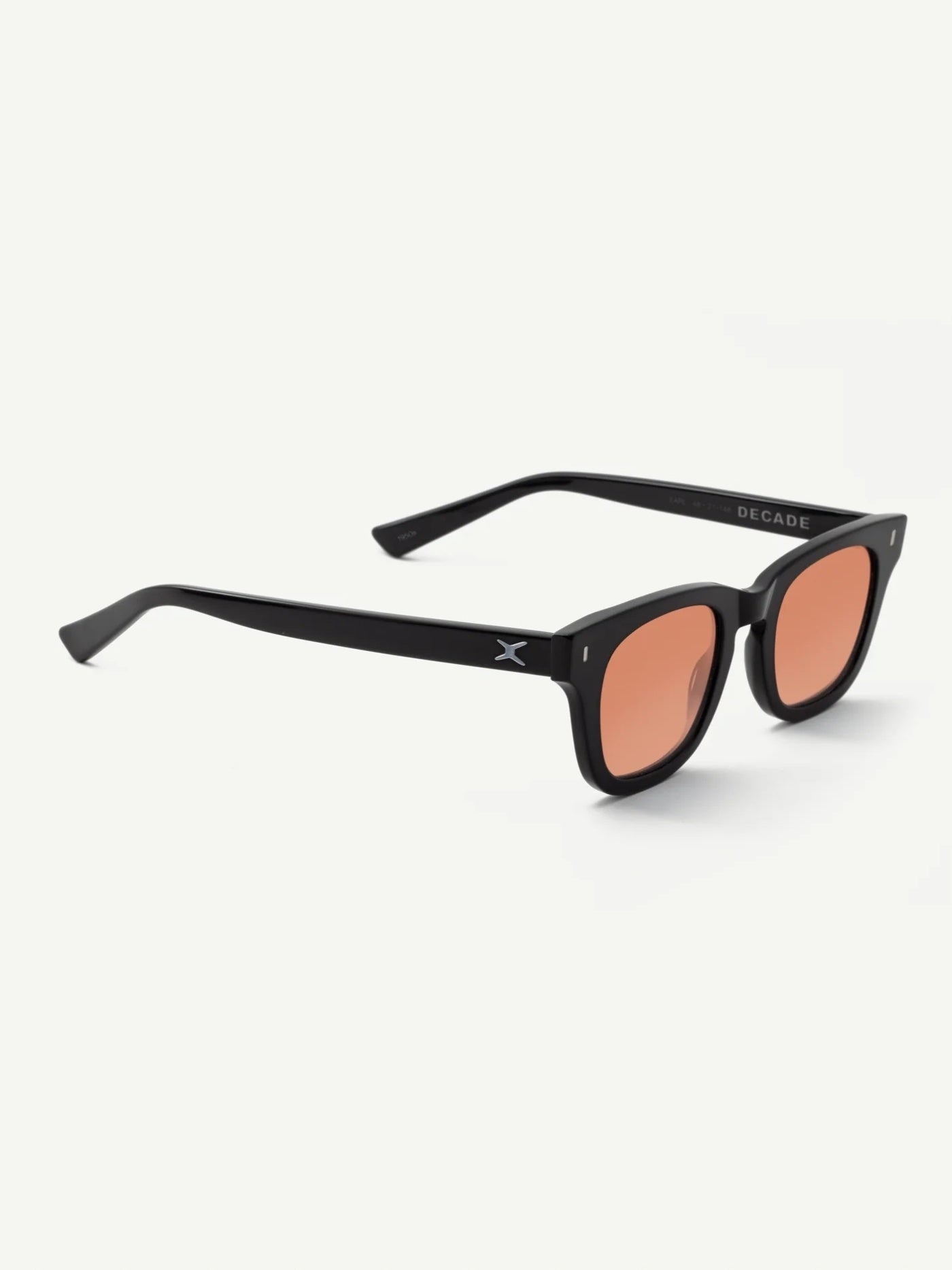 DECADE EYEWEAR | EARL 50s - GLOSS BLACK/SUNSET