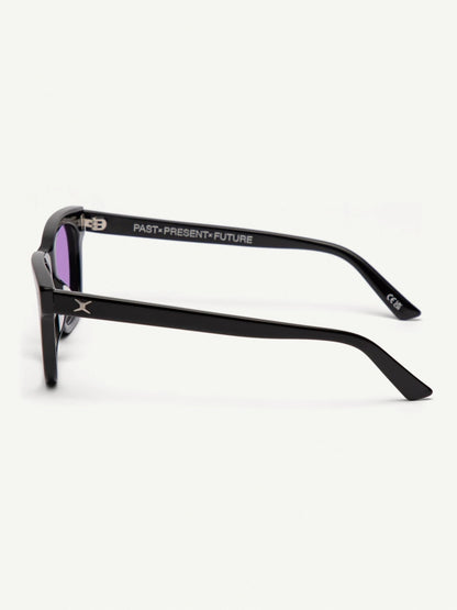 DECADE EYEWEAR | BIG EARL 50s - GLOSS BLACK/PURPLE
