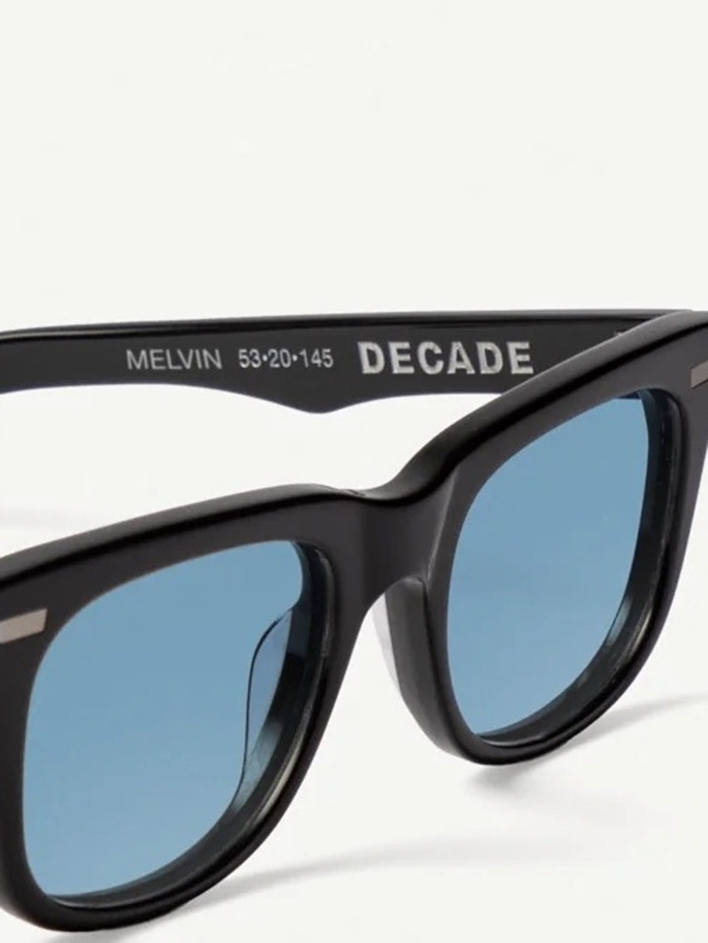 DECADE EYEWEAR | MELVIN 80s - GLOSS BLACK/BLUE