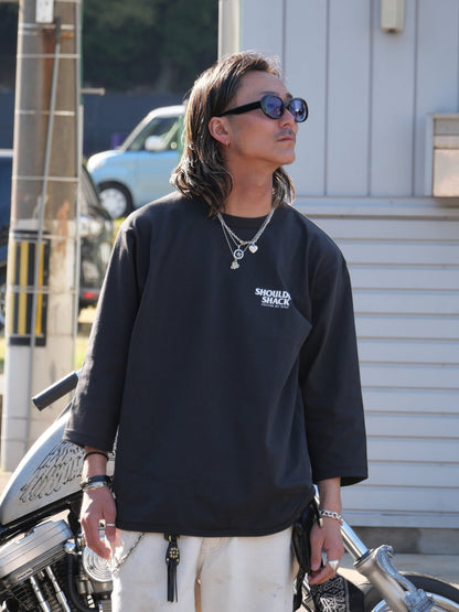 SHOULDER SHACK 3/4 Sleeve T-Shirts - Sumikuro