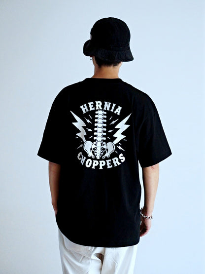 FORNOW | HERNIA CHOPPERS "BACKBONE" TEE - Black
