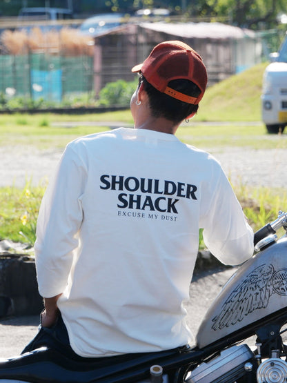 SHOULDER SHACK 3/4 Sleeve T-Shirts - Natural