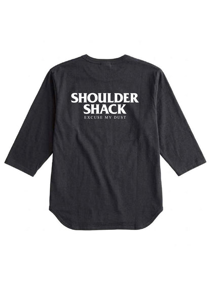 SHOULDER SHACK 3/4 Sleeve T-Shirts - Sumikuro