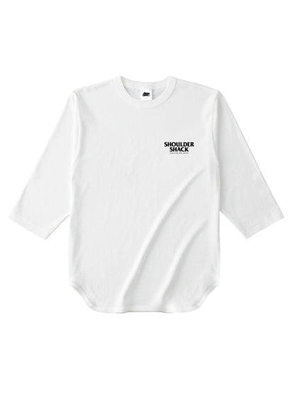 SHOULDER SHACK 3/4 Sleeve T-Shirts - Natural