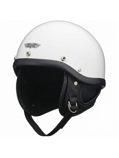 TT&CO. | any motorcycle別注 FiberGlass Customshop SHORTY BLACK RUBBER TRIM - White