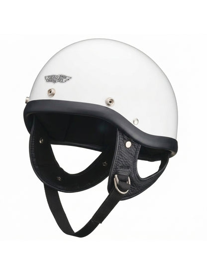 TT&CO. | any motorcycle別注 FiberGlass Customshop SHORTY BLACK RUBBER TRIM - White