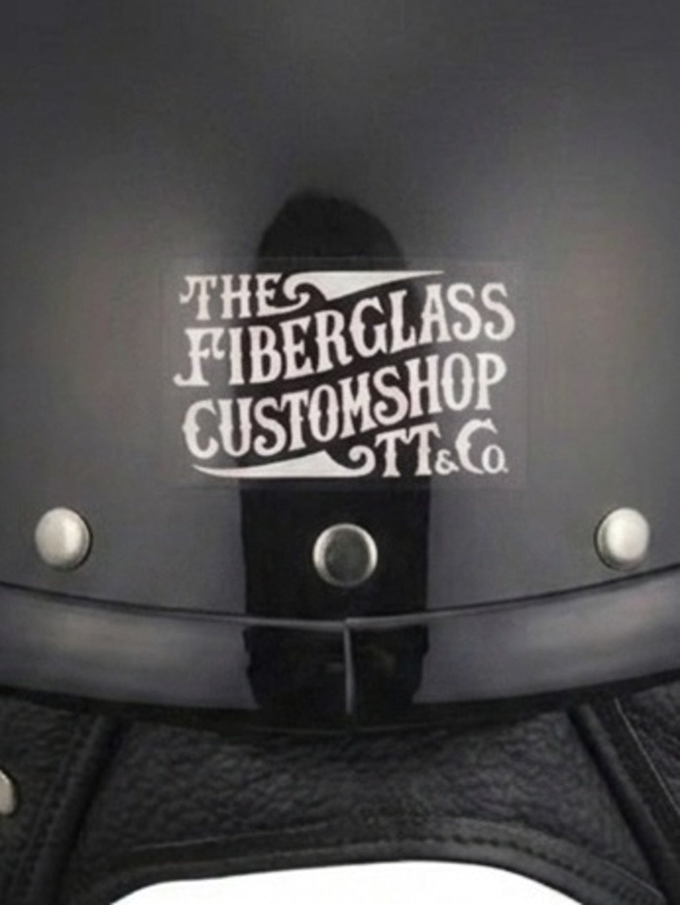 TT&CO. | any motorcycle別注 FiberGlass Customshop SHORTY BLACK RUBBER TRIM - Black