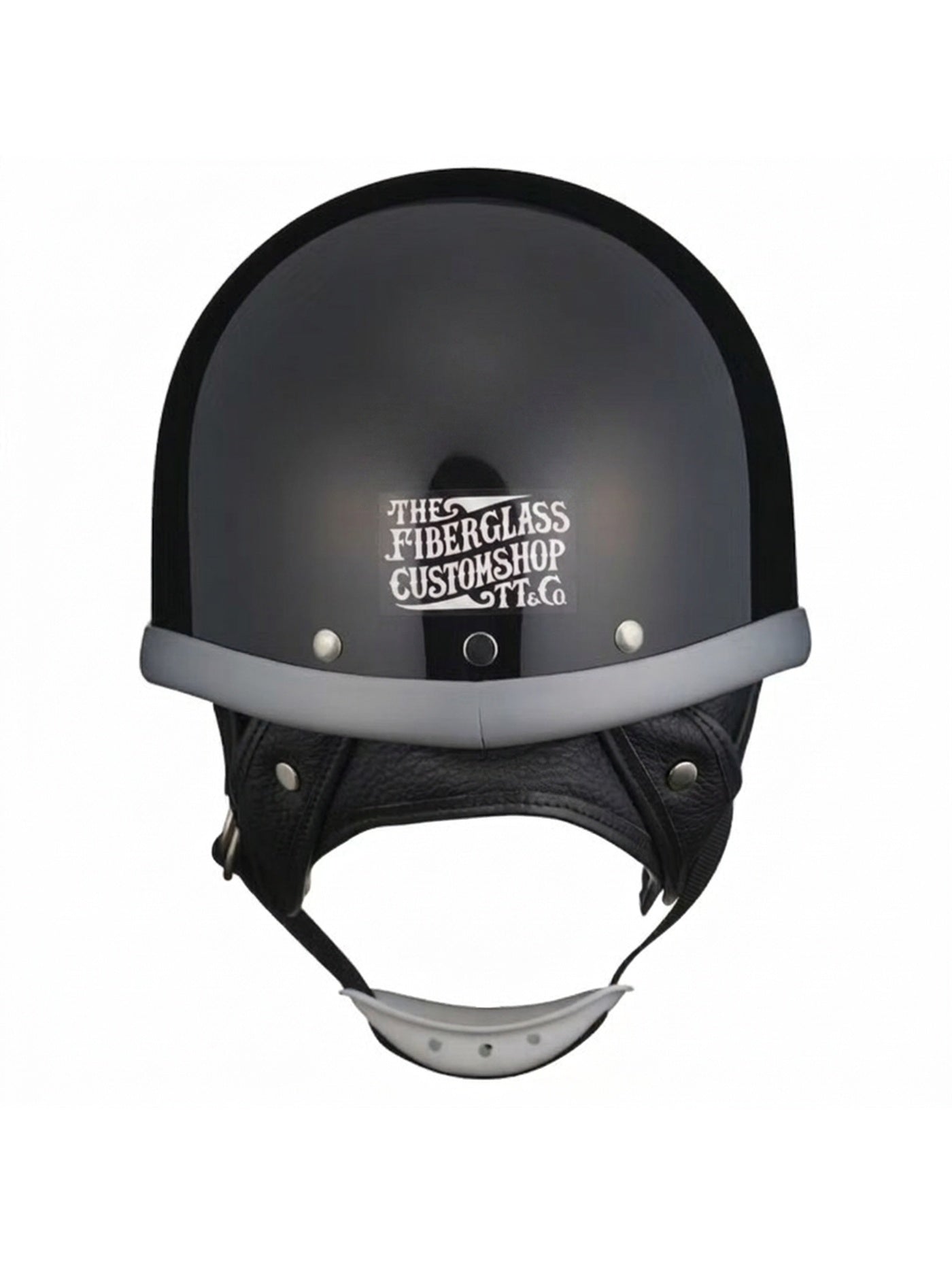 TT&CO. | any motorcycle別注 FiberGlass Customshop SHORTY BLACK RUBBER TRIM - Black