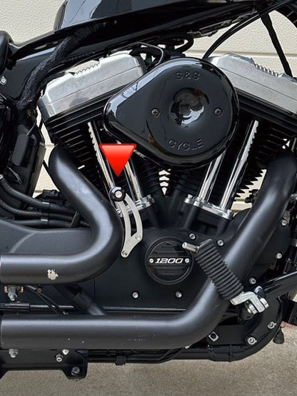 【受注販売】かんたんアニキステップ(2004年式以降のスポーツスター用)　[Made to Order] Easy Aniki Step (for 2004 and later Harley Davidson Sportster)