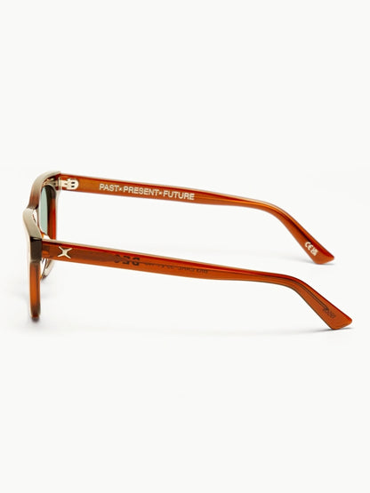 DECADE EYEWEAR | BIG EARL 50s - COFFEE/GREEN