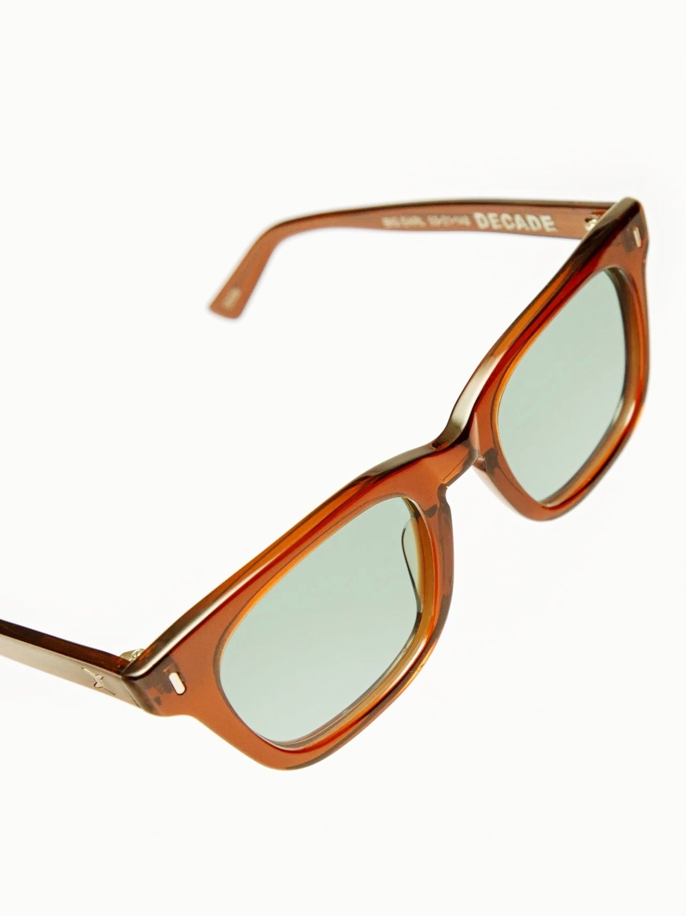 DECADE EYEWEAR | BIG EARL 50s - COFFEE/GREEN