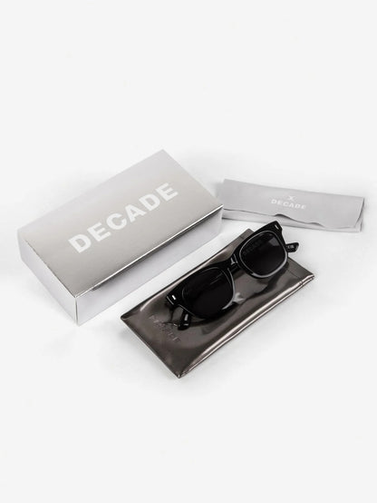 DECADE EYEWEAR | BIG EARL 50s - GLOSS BLACK/PURPLE