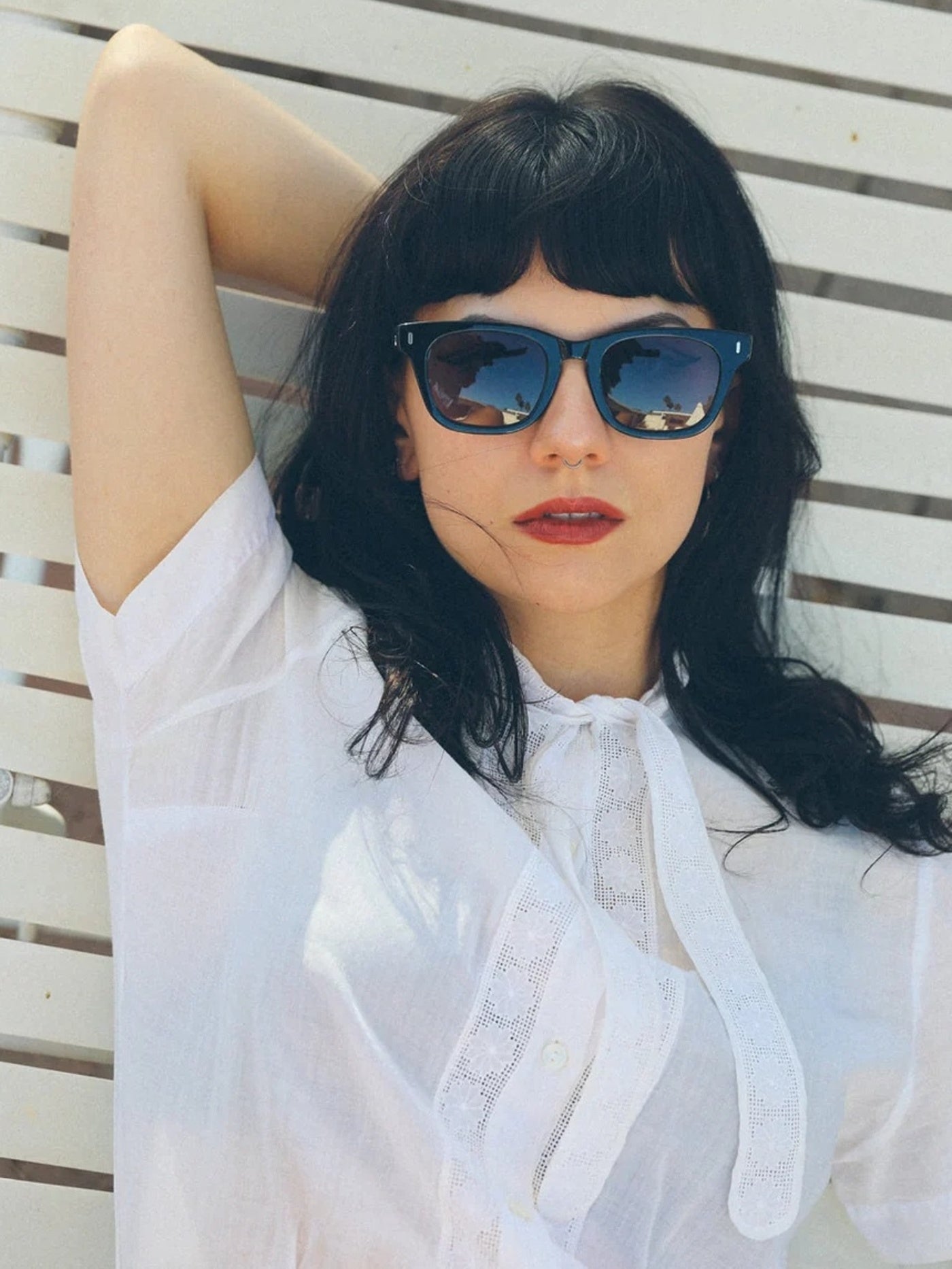 DECADE EYEWEAR | BIG EARL 50s - GLOSS BLACK/GARY