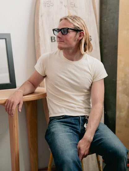 DECADE EYEWEAR | MELVIN 80s - GLOSS BLACK/BLUE