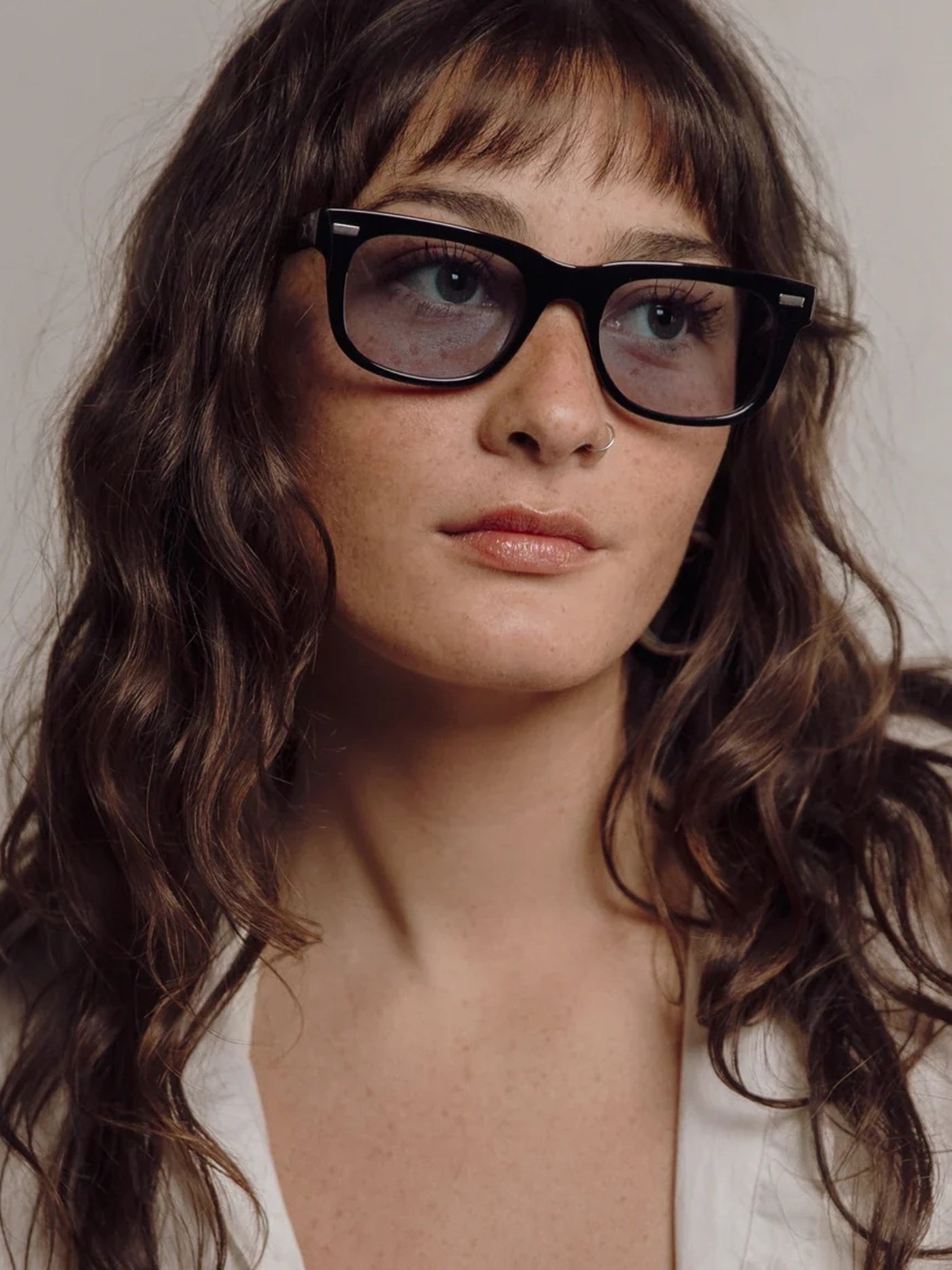 DECADE EYEWEAR | MELVIN 80s - GLOSS BLACK/BLUE