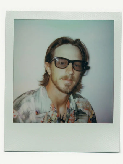 DECADE EYEWEAR | MELVIN 80s - GLOSS BLACK/BLUE
