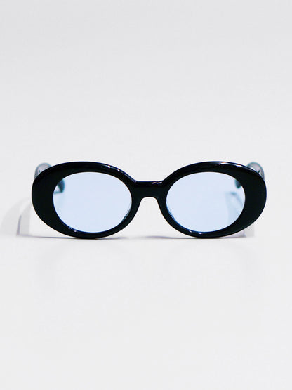OVAL SHADE - Black/Light Blue