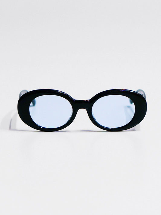 OVAL SHADE - Black/Light Blue