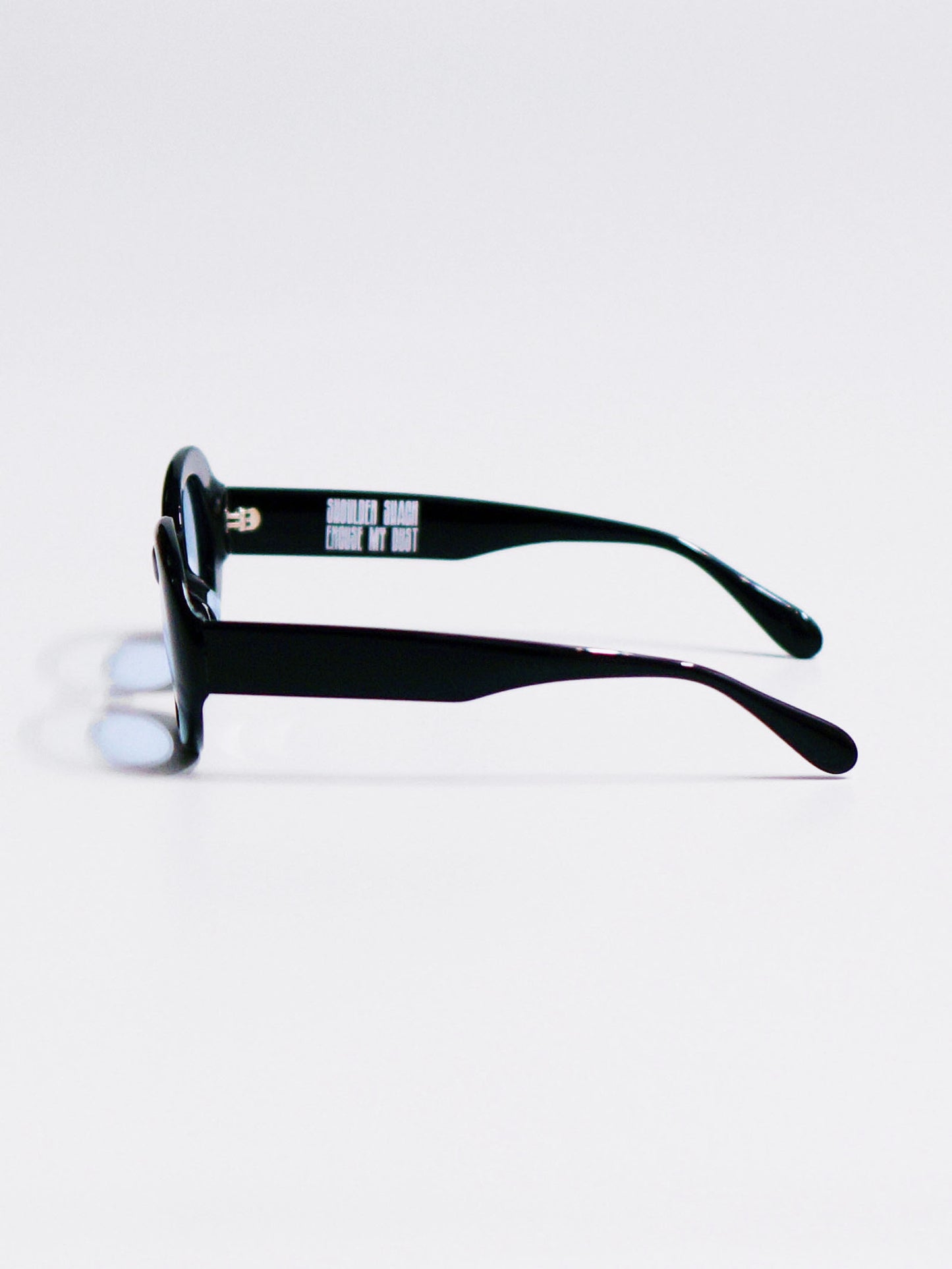 OVAL SHADE - Black/Light Blue