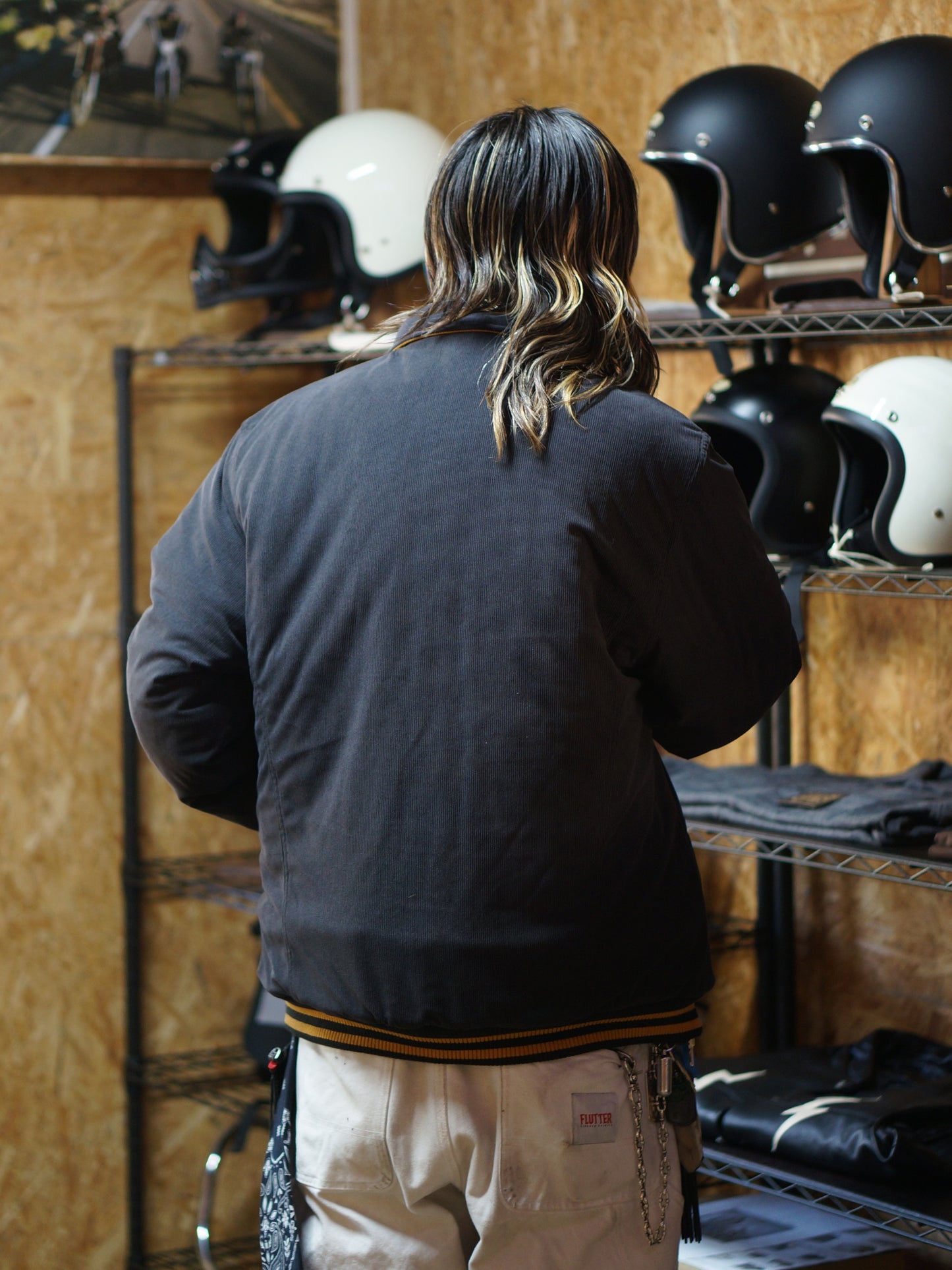 Vin&Age | TYPE VTJ9 LETTERMAN JK - Dark Gray/Mustard