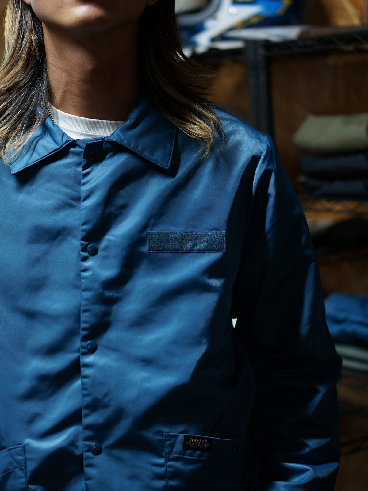 Vin&Age | TYPE VCJ1 COACH JACKET - Navy
