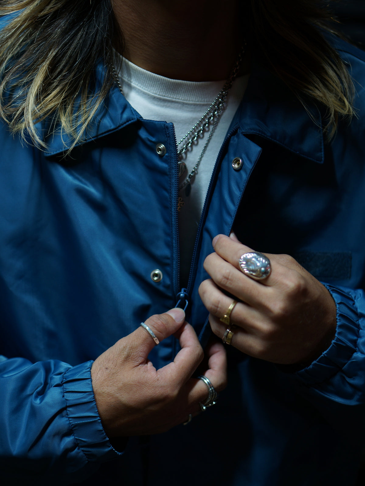 Vin&Age | TYPE VCJ1 COACH JACKET - Navy