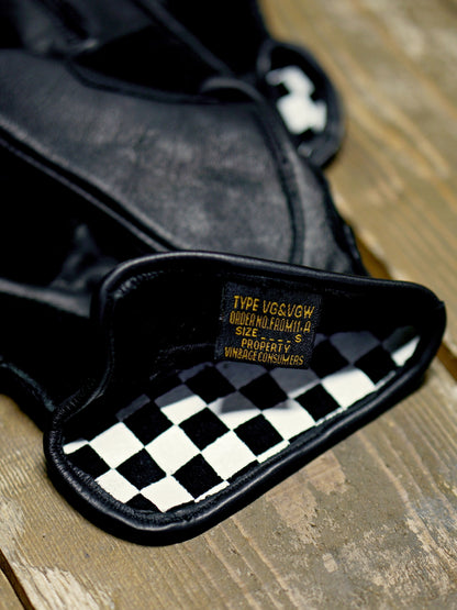 Vin&Age | TYPE VG26 FLIP CHECKER GLOVES - Black