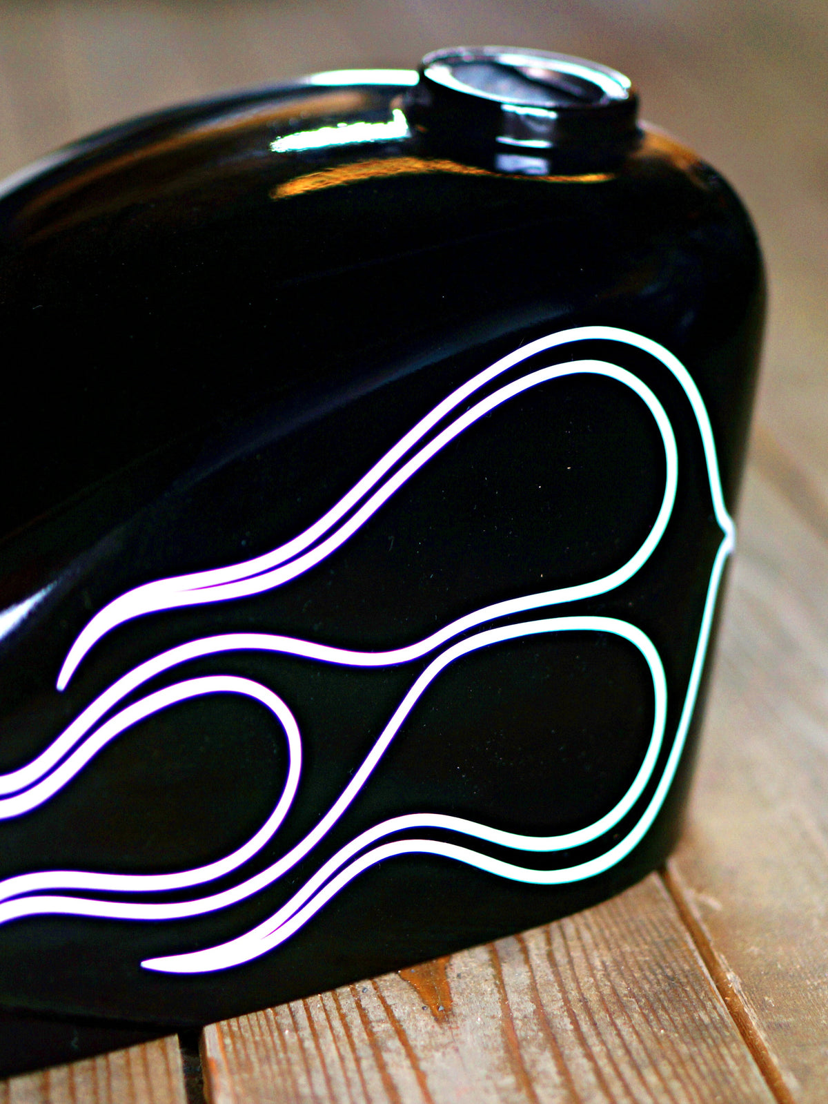 Flames Tank Decal - Gloss 1