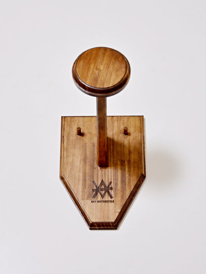 木製ヘルメットスタンド / Wooden Helmet Stand