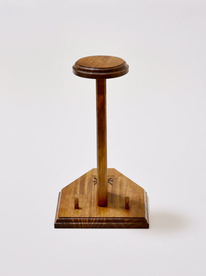木製ヘルメットスタンド / Wooden Helmet Stand