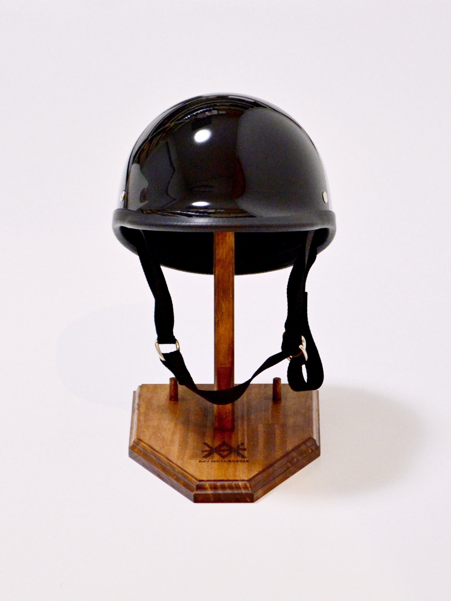 木製ヘルメットスタンド / Wooden Helmet Stand