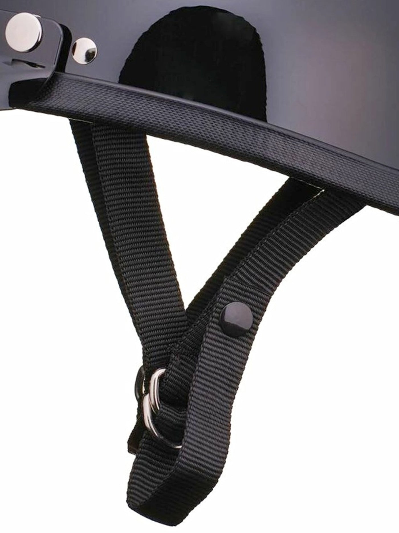 TT&CO. | EAGLE ROAD HALF HELMET BLACK with MINI VISOR BLACK