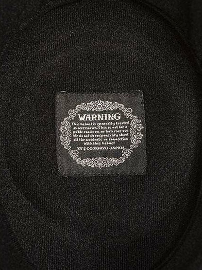 TT&CO. | EAGLE ROAD HALF HELMET BLACK with MINI VISOR BLACK
