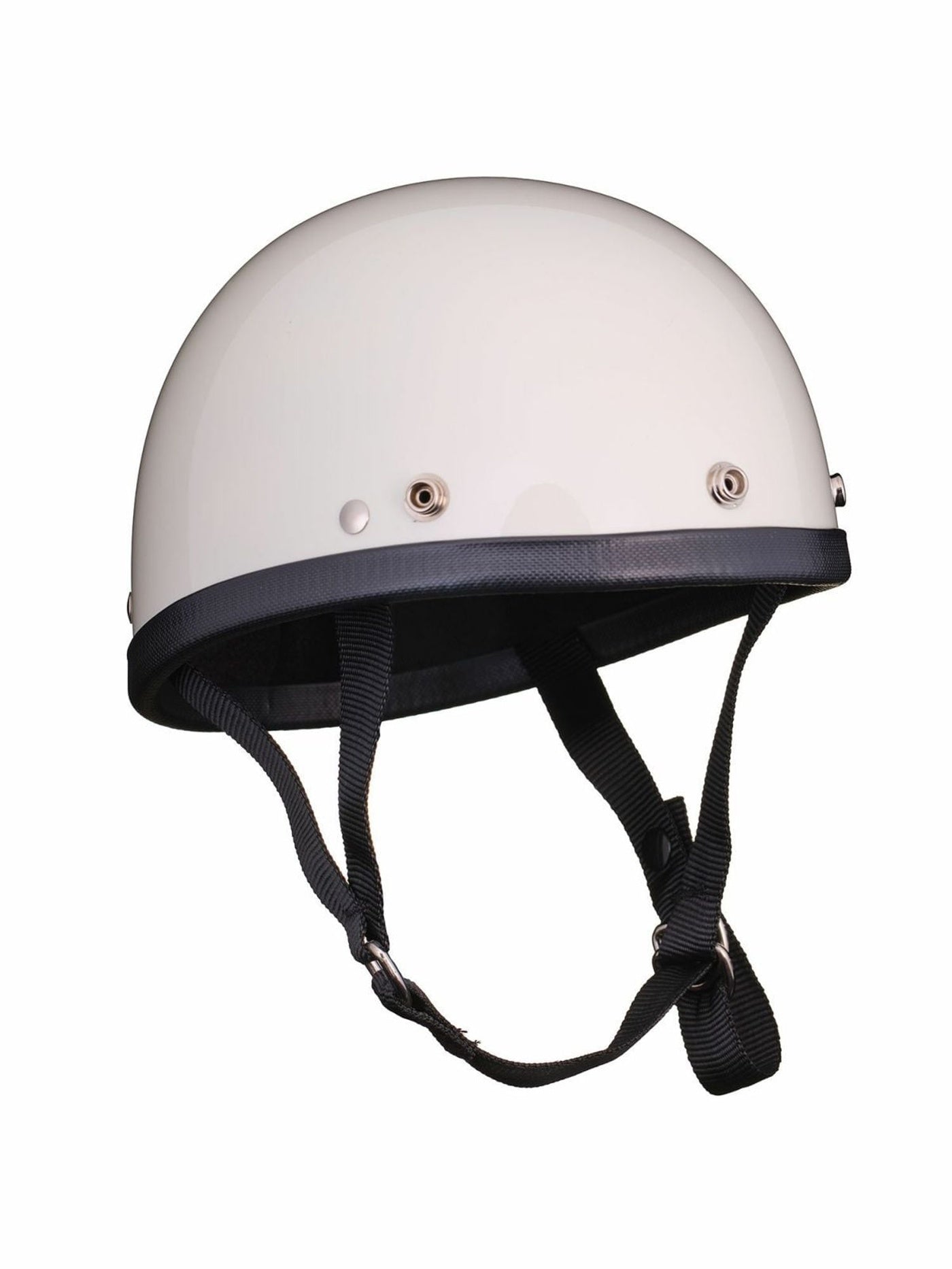TT&CO. | EAGLE ROAD HALF HELMET IVORY with MINI VISOR BLACK