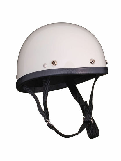 TT&CO. | EAGLE ROAD HALF HELMET IVORY with MINI VISOR BLACK