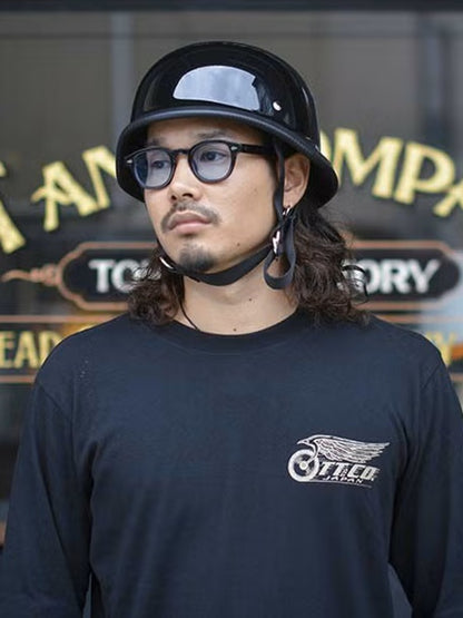 TT&CO. | USA GERMAN HALF HELMET BLACK