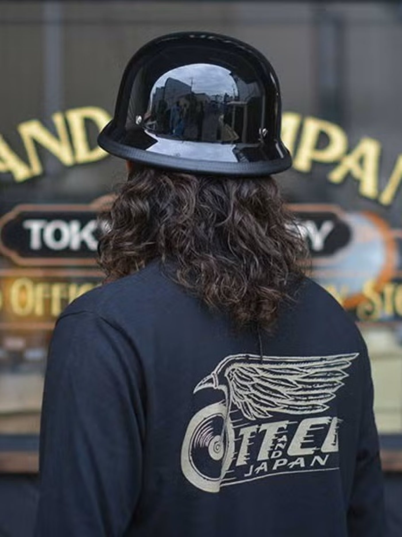 TT&CO. | USA GERMAN HALF HELMET BLACK